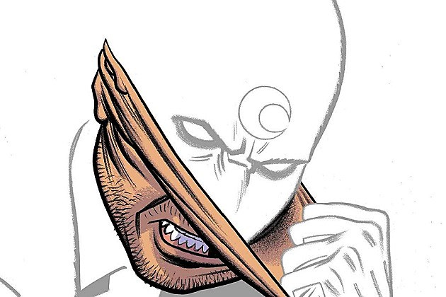 630x420 negative space in greg smallwood's 'moon knight' - Moon Knight Drawing