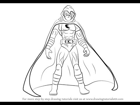 480x360 how to draw moon knight - Moon Knight Drawing
