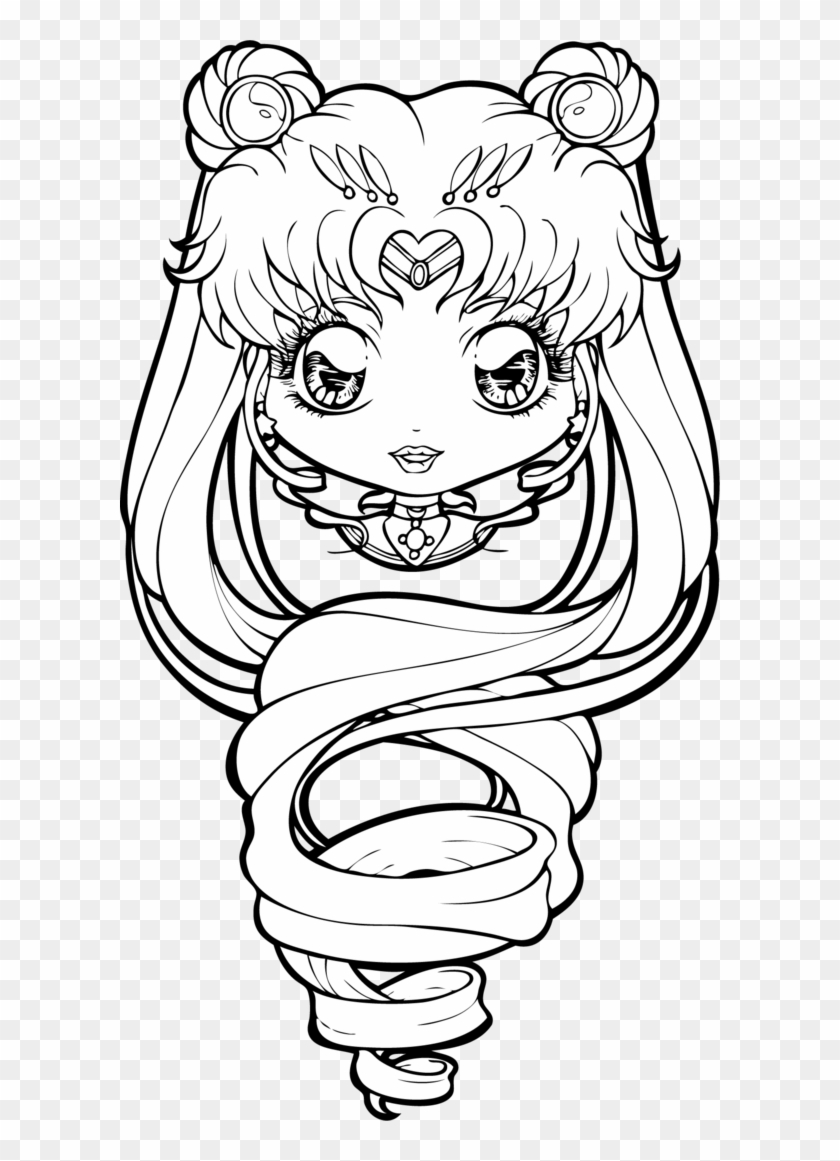 840x1161 Sailor Moon Lineart - Moon Line Drawing