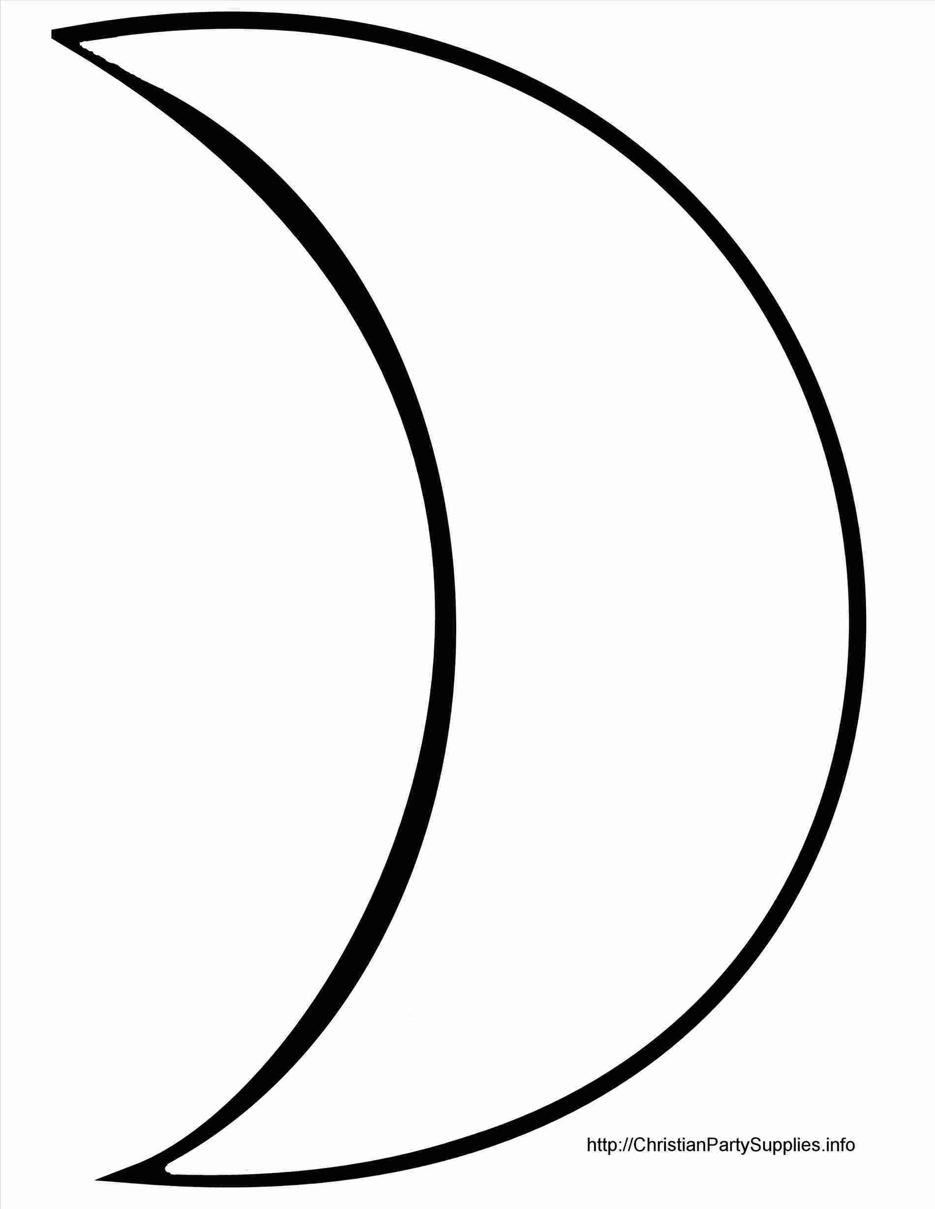 Moon Outline Drawing at PaintingValley.com | Explore collection of Moon ...