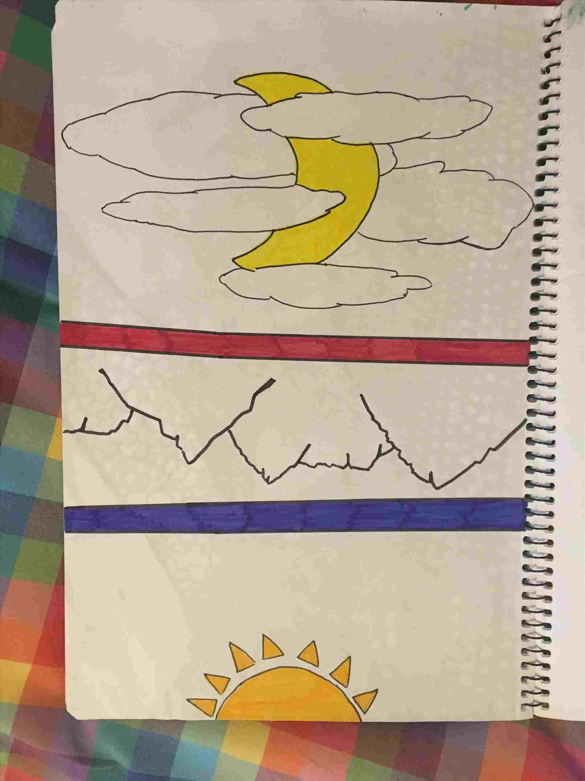 1899x2533 Easy Sun And Moon Drawing - Moon Pen Drawing