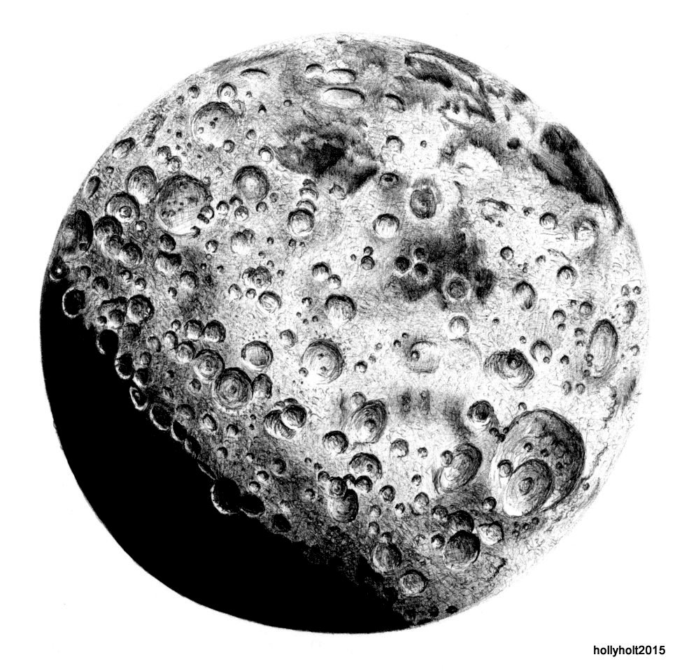 Moon Pen Drawing at PaintingValley.com | Explore collection of Moon Pen ...