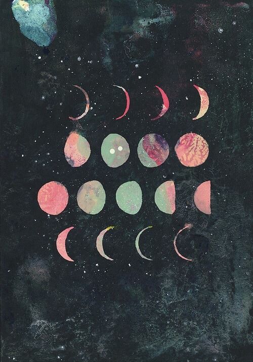 500x714 moon phases drawing tumblr moon phases draw tumblr wallpapers - Moon Phases Drawing Tumblr
