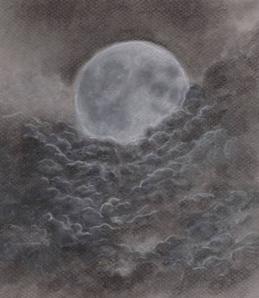 375x430 Moonlight Drawing - Moonlight Drawing