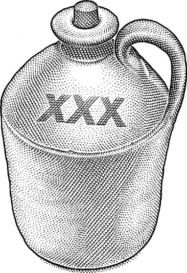 382x558 even moonshine is going upscale with funky flavors and tasting - Moonshine Jug Drawing