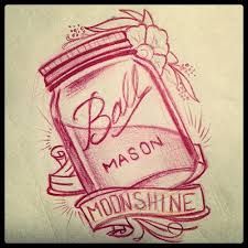 225x225 images of moonshine jar drawing - Moonshine Jug Drawing