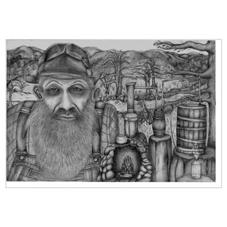 460x460 moonshine still wall art - Moonshine Still Drawing