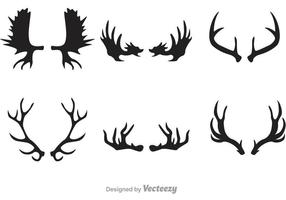 286x200 moose antlers free vector art - Moose Antlers Drawing