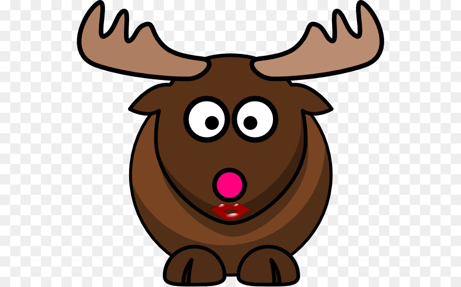 900x560 Deer, Cartoon, Drawing, Transparent Png Image Clipart Free Download - Moose Cartoon Drawing