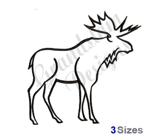 570x456 wood burning crafts patterns on moose drawing outline - Moose Drawing Outline