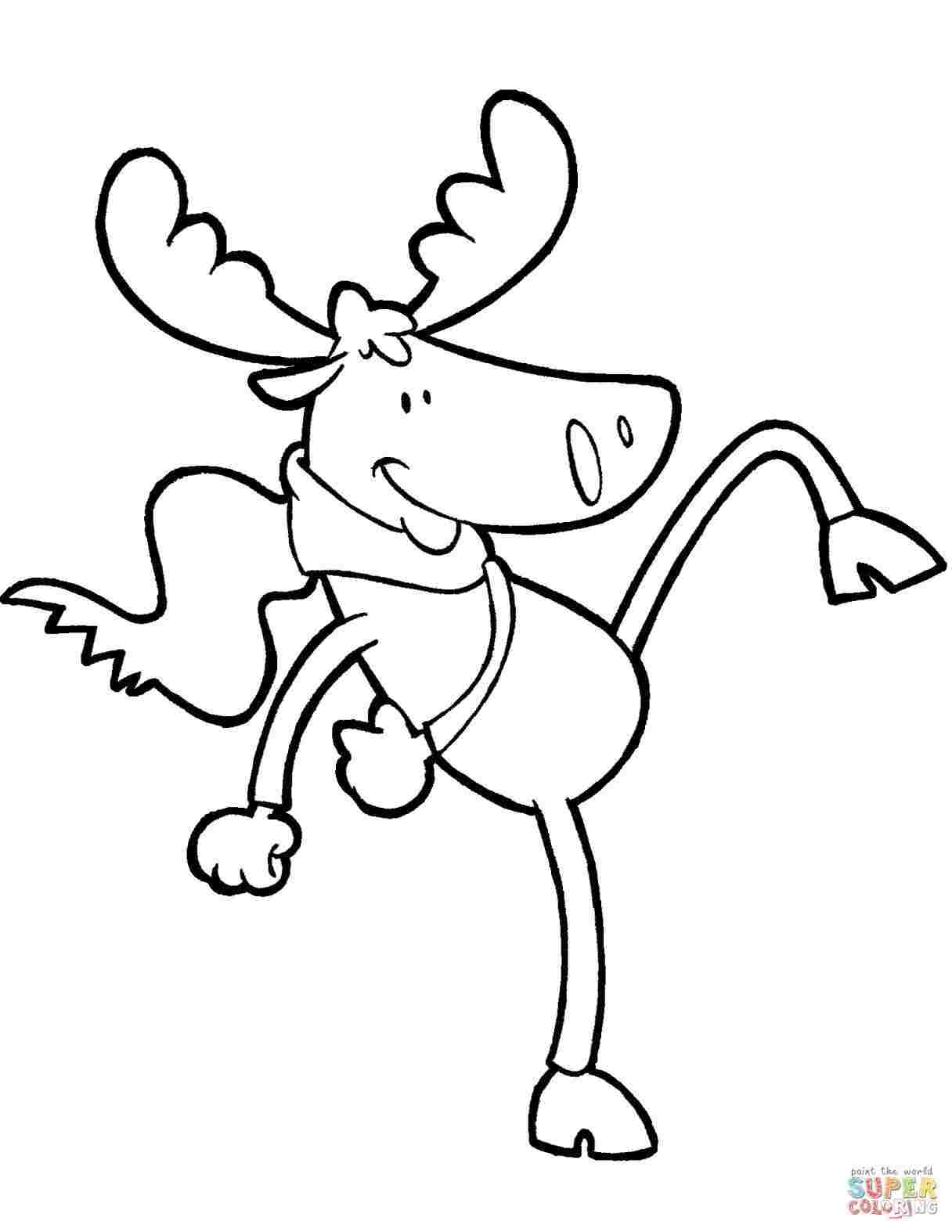 1216x1574 Easy Moose Drawing - Moose Drawing Step By Step