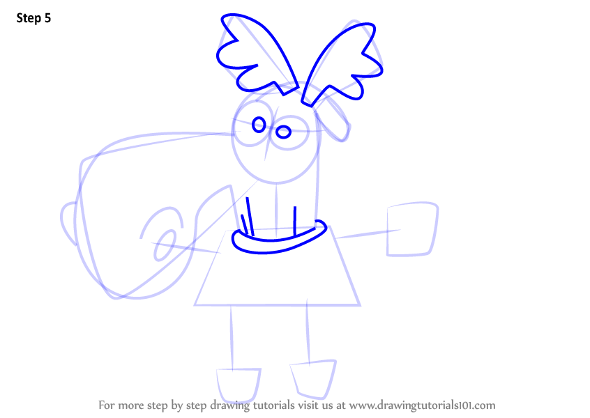 846x600 Learn How To Draw Mr Mooseface From Grojband - Moose Face Drawing