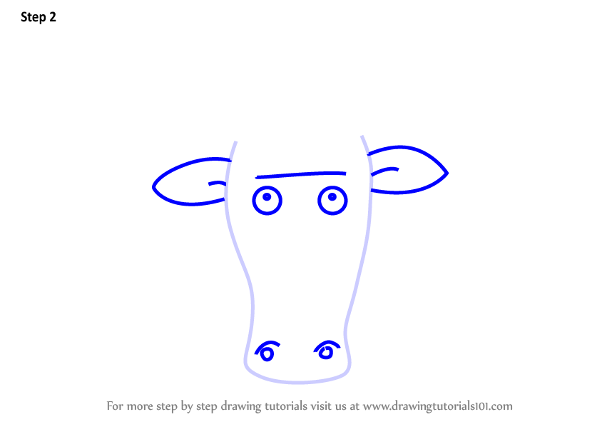 844x598 Learn How To Draw A Moose Face For Kids - Moose Face Drawing