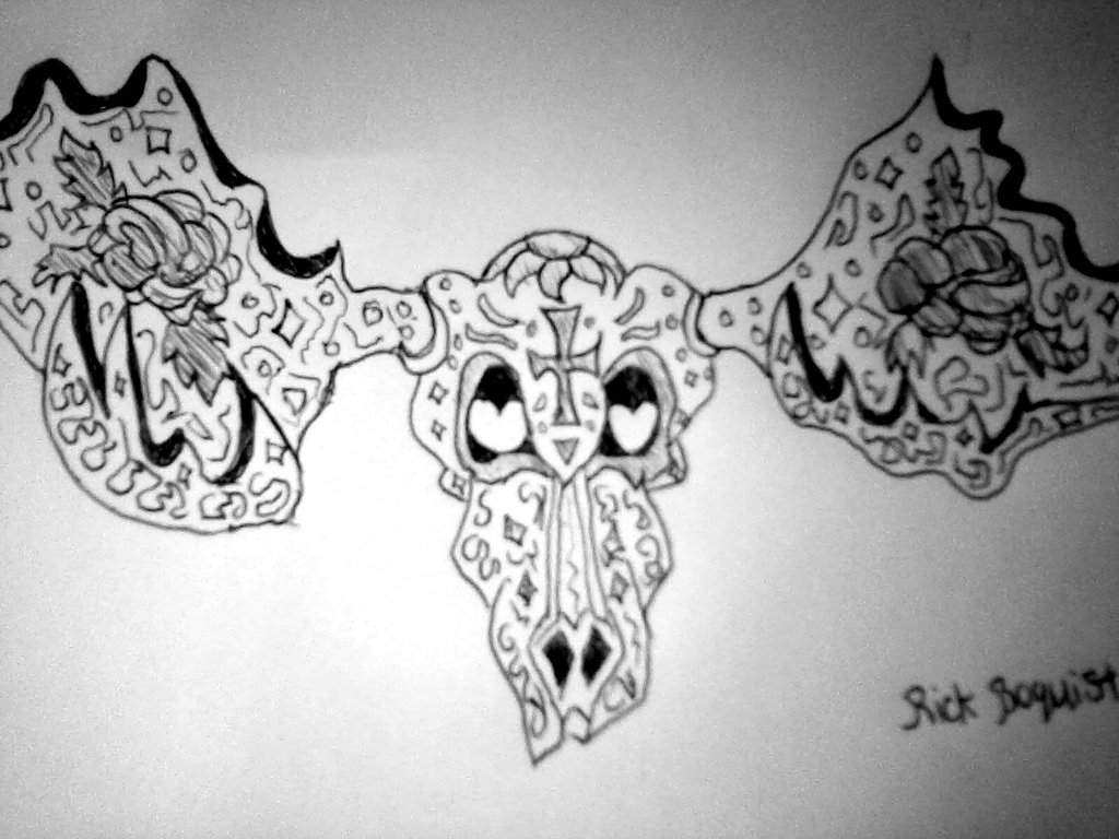 1024x768 Moose Skull Drawing - Moose Skull Drawing