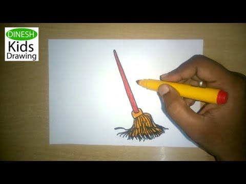 480x360 how to draw a mop easy step - Mop Drawing