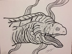 300x224 Moray Eel Drawing Ebay - Moray Eel Drawing