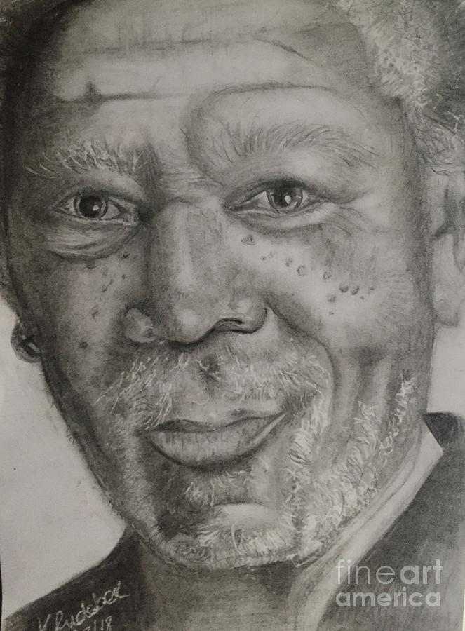 663x900 morgan freeman drawing - Morgan Freeman Drawing