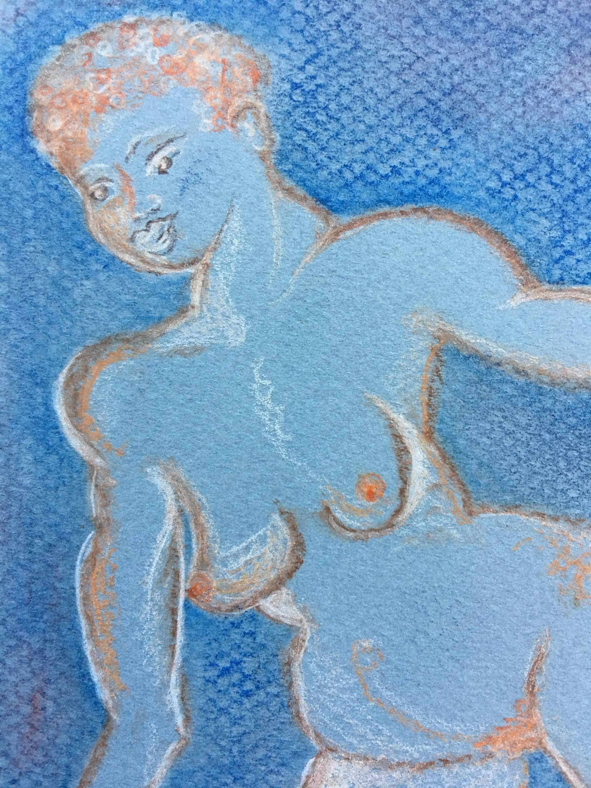 1920x2560 Early Morning Yoga Drawing - Morning Drawing