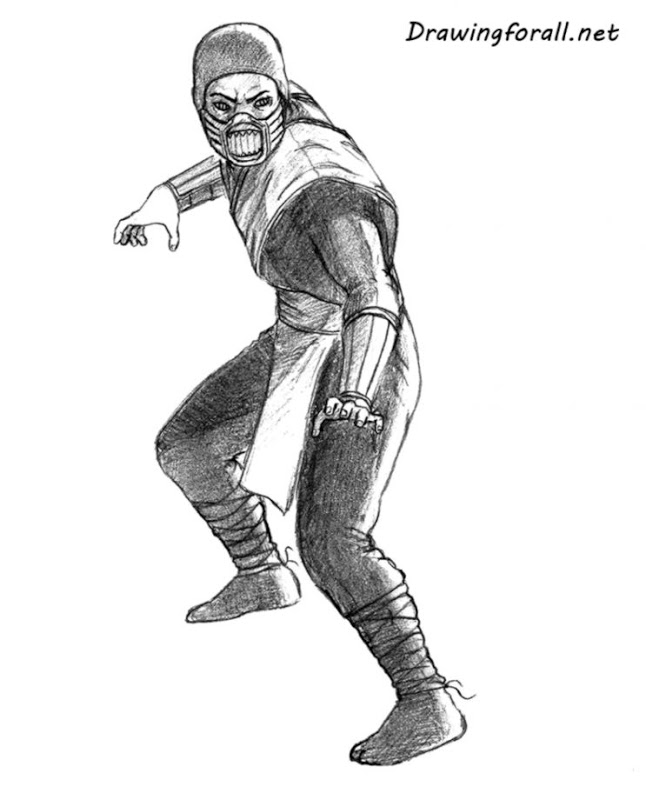 646x800 reptile drawing mortal kombat pack wallpapers - Mortal Kombat Drawings