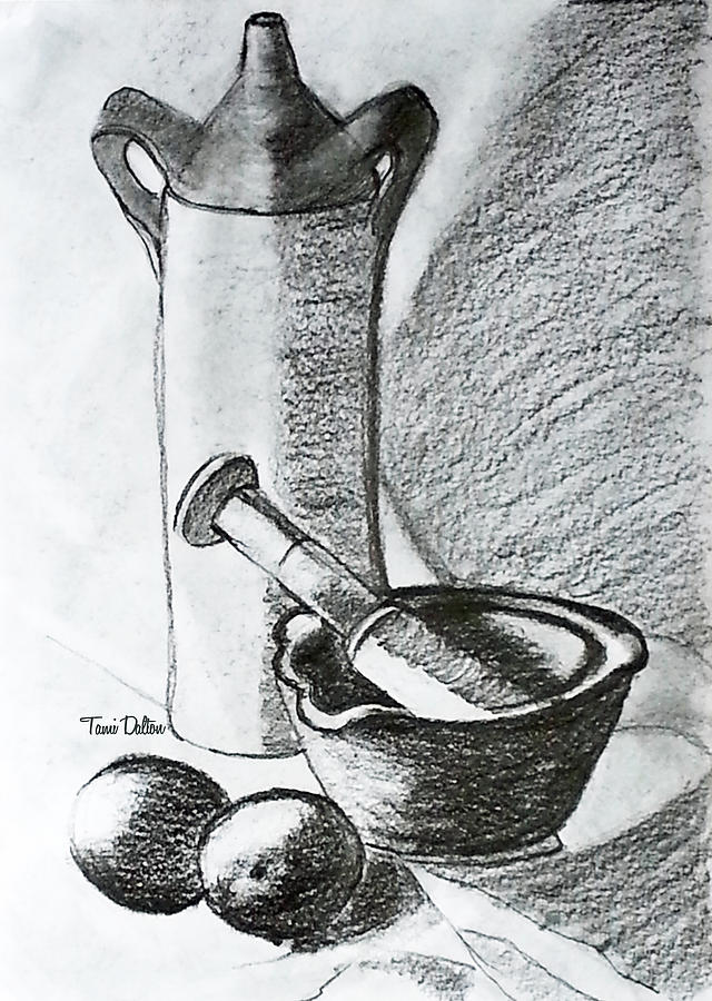 640x900 Mortar And Pestle Drawing - Mortar And Pestle Drawing