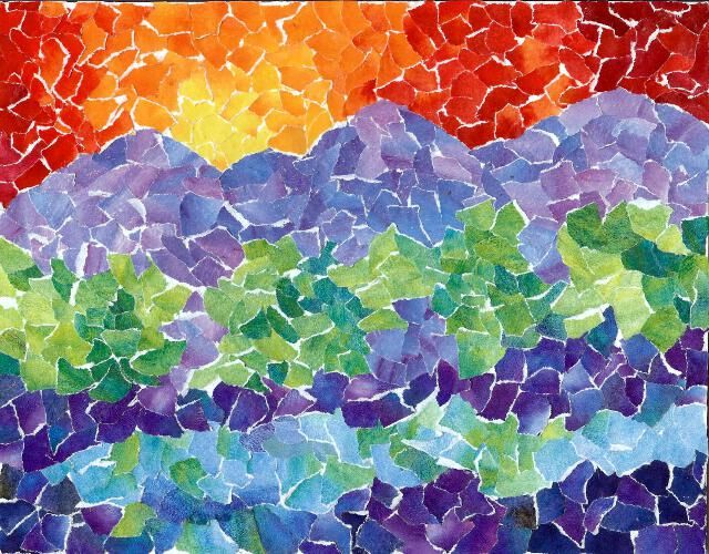 640x500 art for students who can't draw anytime art mosaic art - Mosaic Drawing