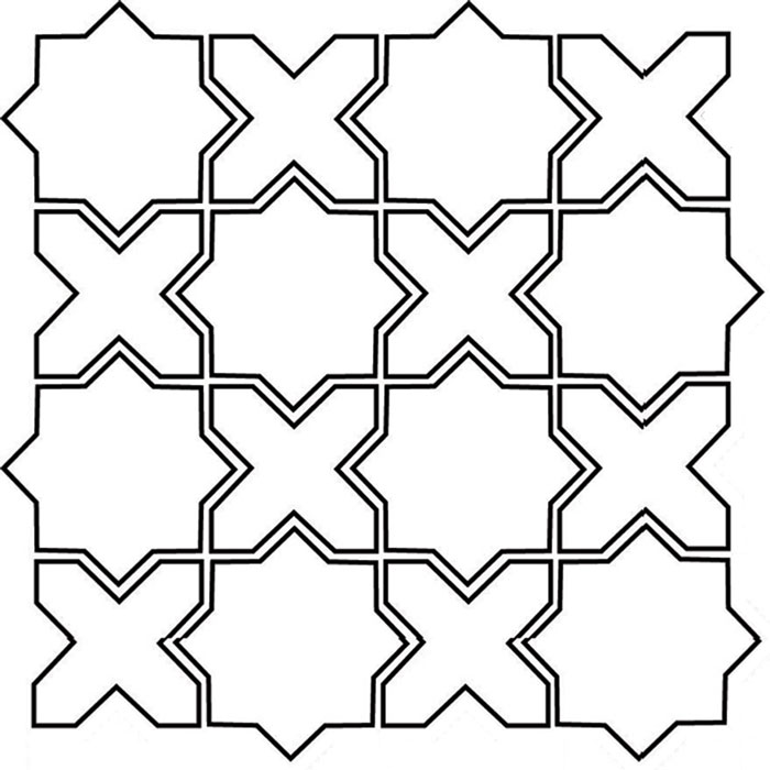 700x700 Large Mosaic Pattern - Mosaic Drawing Patterns