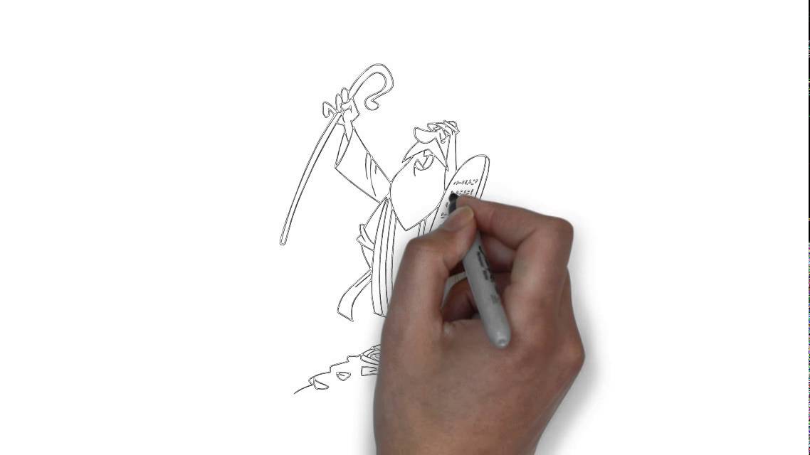 1138x640 how to draw moses - Moses Drawing