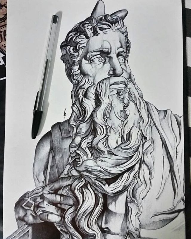 Moses Drawing at PaintingValley.com | Explore collection of Moses Drawing