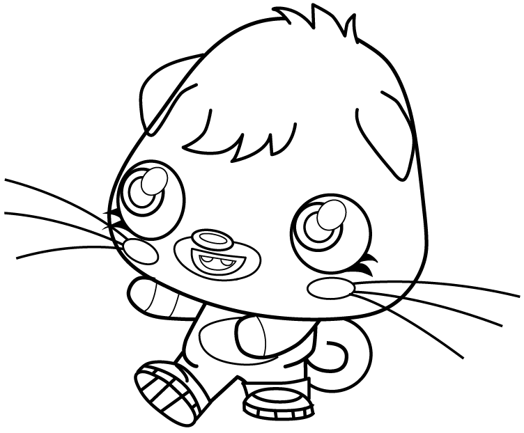 752x622 how to draw poppet from moshi monsters with easy step - Moshi Monsters Drawings