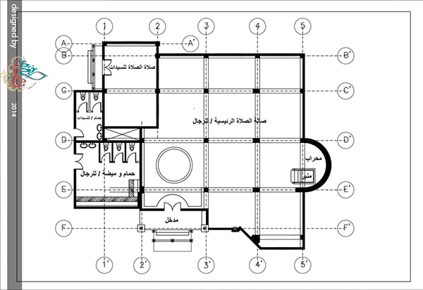 600x412 masjid design on behance - Mosque Design Drawing