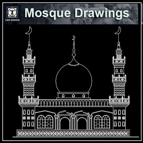 500x500 most innovative architecture projects you cad download all cad dwg - Mosque Design Drawing