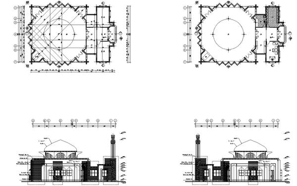 600x375 cad drawings,details design drawings - Mosque Design Drawing