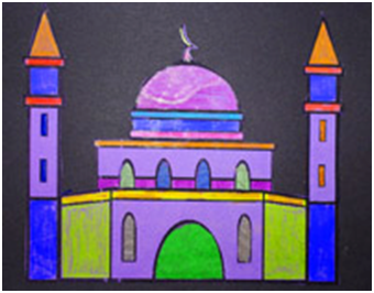 Mosque Drawing For Kids at PaintingValley.com | Explore collection of ...