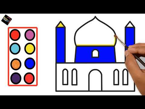 480x360 learn how to draw mosque for kids tagged videos on videoholder - Mosque Drawing For Kids