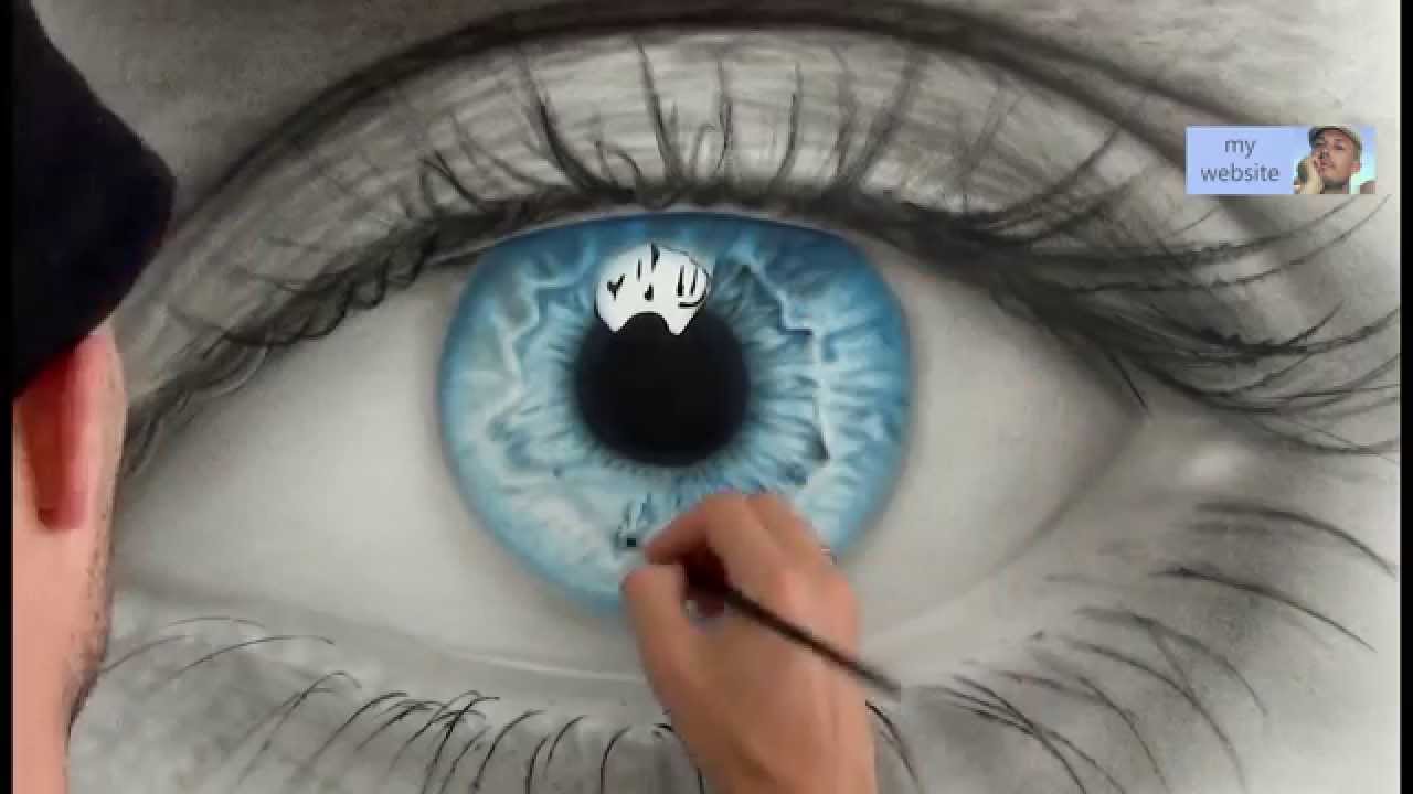 1280x720 How To Draw A Amazing Realistic Eye Speed Painting - Most Realistic Drawing