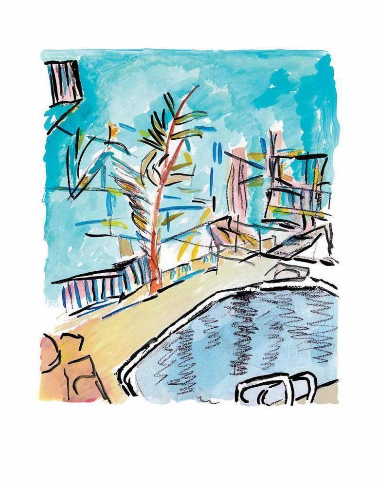 777x1000 Motel Pool - Motel Drawing