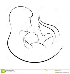 236x252 mom and baby drawings vector of mother and baby icon woman - Mother And Baby Drawing