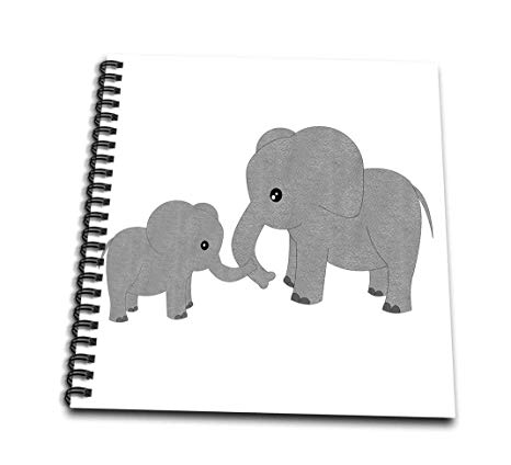 466x424 Mom Baby Elephant - Mother And Baby Elephant Drawing