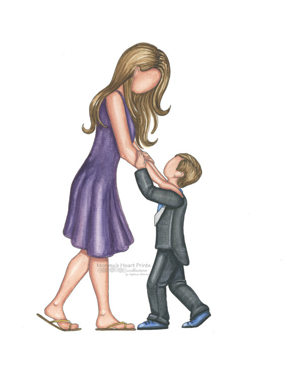 Mother And Son Drawing at Explore collection of