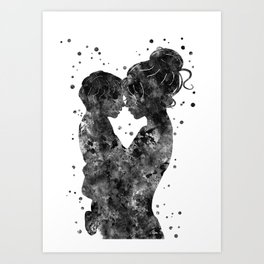 264x264 mother son art prints - Mother And Son Drawing