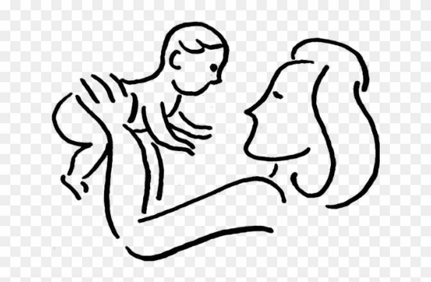 840x549 mommy clipart mother child - Mother Child Drawing