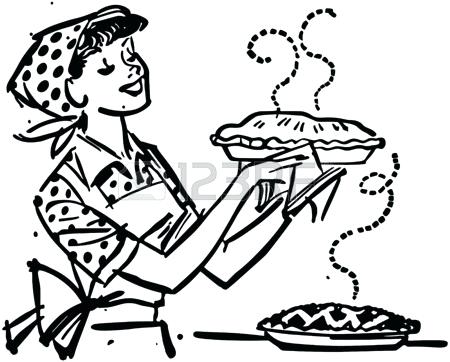 450x362 teaching daughter cooking in the kitchen coloring pages for kids - Mother Cooking Drawing