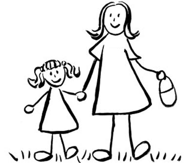 400x334  - Mother Daughter Drawings