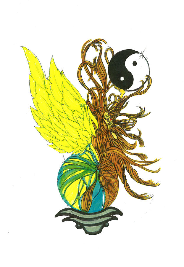 622x900 Mother Earth Drawing - Mother Earth Drawing