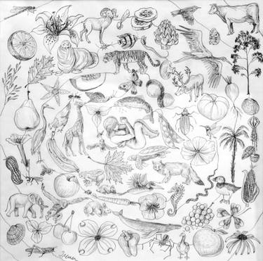 375x371 Mother Earth Related Drawing - Mother Earth Drawing