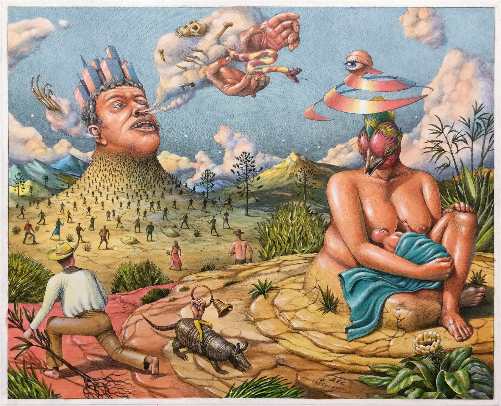 1683x1366 Mother Earth And Urbanization' Drawing Aec Interesni Kazki - Mother Earth Drawing