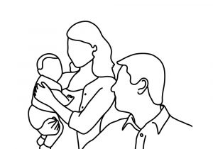 300x210 mother father and baby sketches mother and baby drawing - Mother Father And Baby Drawing