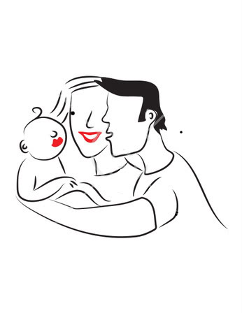 346x448 pictures mother father with baby drawing images - Mother Father And Baby Drawing