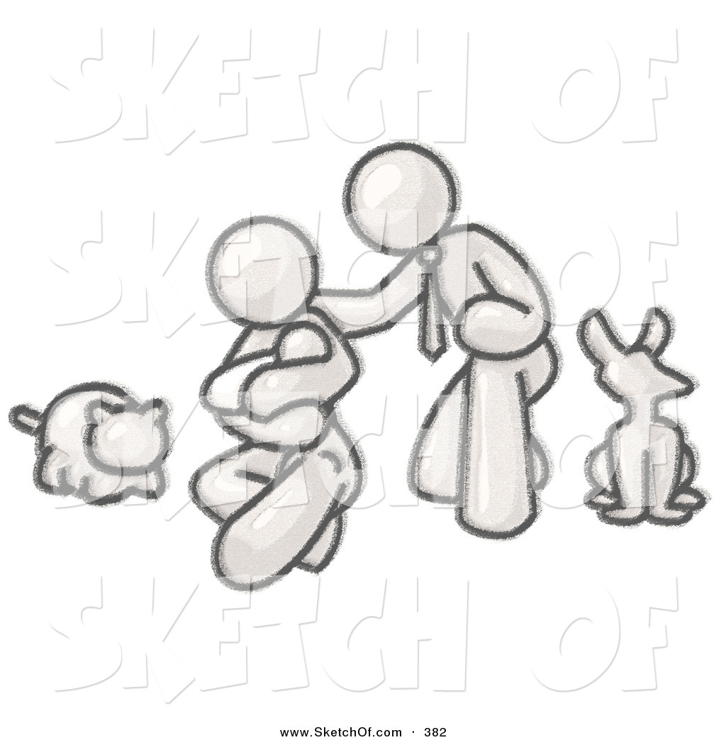 1024x1044 drawing of a sketched design mascot family, father, mother - Mother Father And Baby Drawing