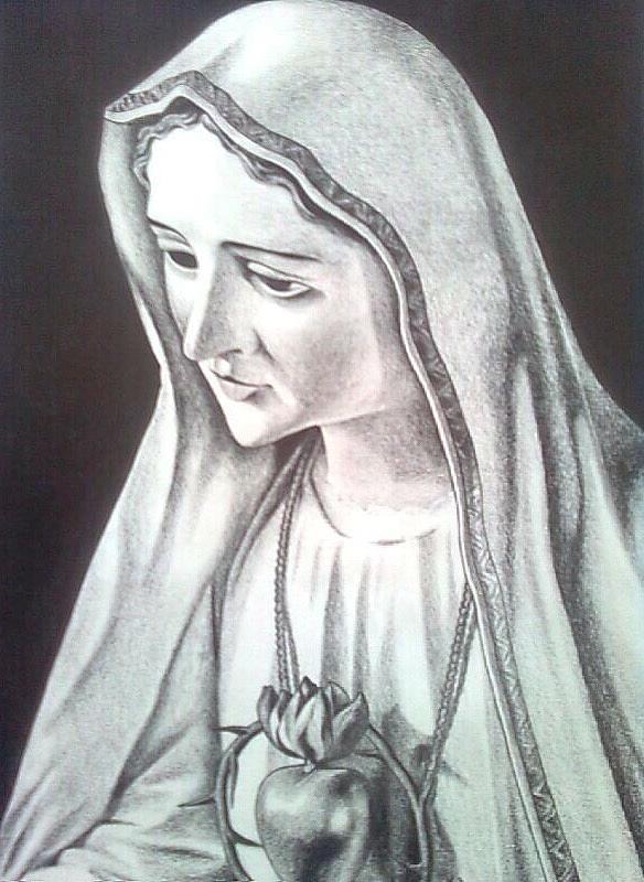 Mother Mary Drawing at PaintingValley.com | Explore collection of
